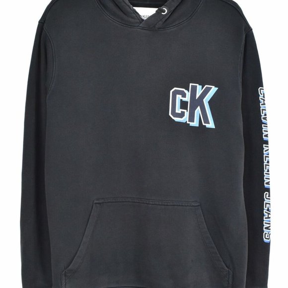 Calvin Klein Other - Modern Calvin Klein hoodie, black graphic sweatshirt - AU M